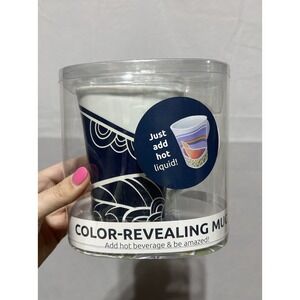 Ark Encounter Noah's Ark Blue White Large Coffee Tea Mug Color Changing Cup New